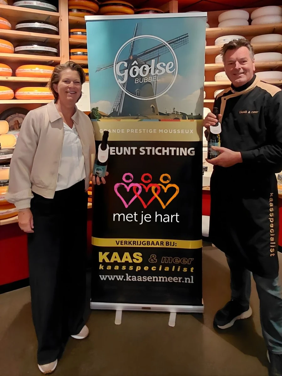 Gôolse bubbel en stichting Met je Hart bij Kaas & Meer